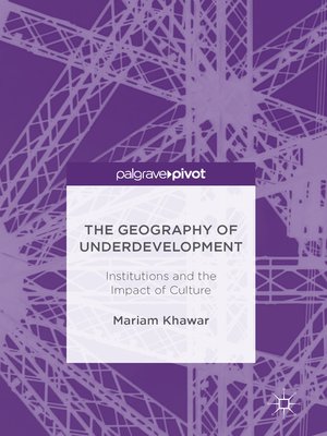 cover image of The Geography of Underdevelopment
